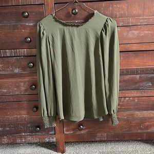 LOFT long-sleeve shirt/blouse. Size XSP.